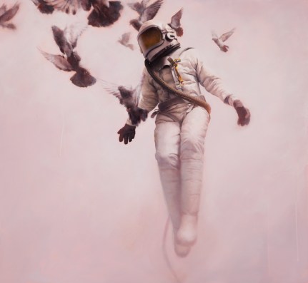 Jeremy Geddes, Bialy kosmonauta, obraz