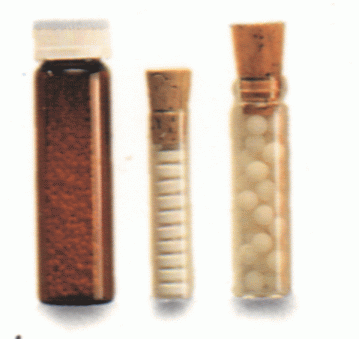 homeopatia, buteleczki z lekami