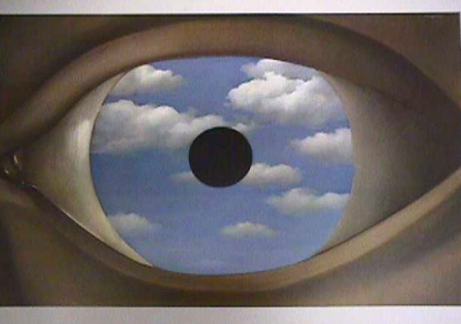 Rene Magritte - "Fałszywe lustro"