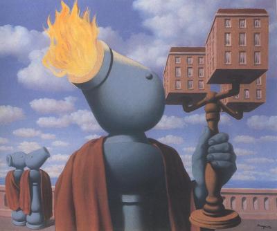 Rene Magritte - "The Cicerone" Magritte - the cicerone