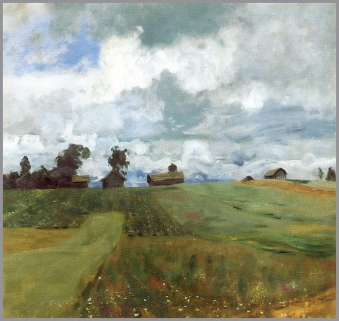 Izaak I. Lewitan - "Burzowy dzień" 