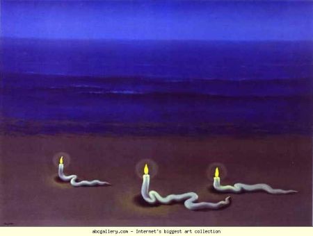 Rene Magritte - "Medytacja" (1936)